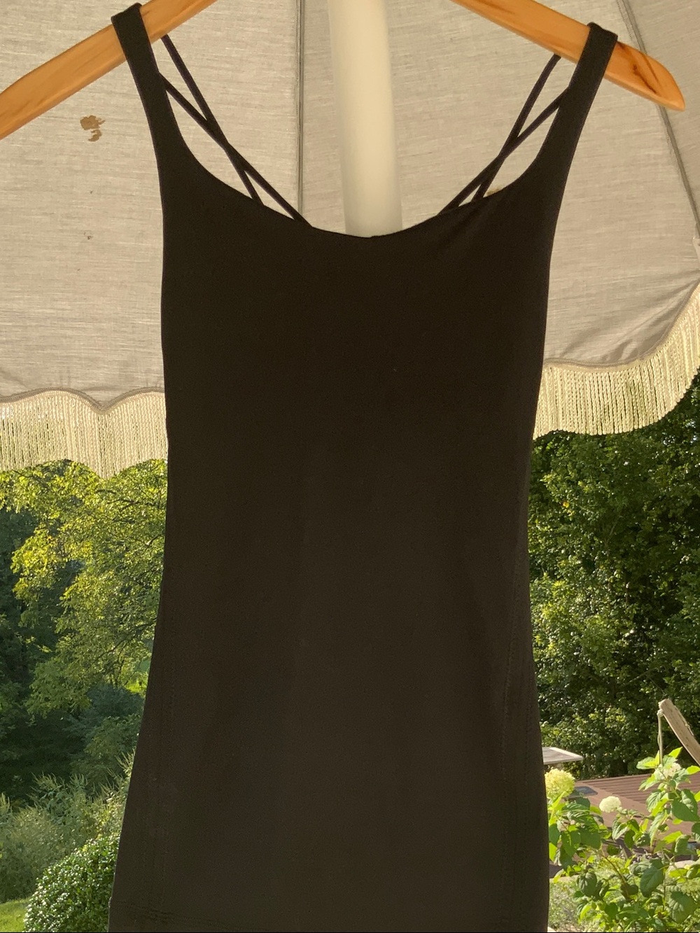 lululemon athletica Black Double-Strap Tank 6